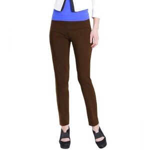 🆕SLIMSATION BY MULTIPLES Flat Front Ankle Pants, Size 4